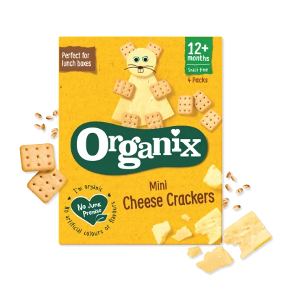 Organix Mini Cheese Crackers (From 12+ Months) 80g