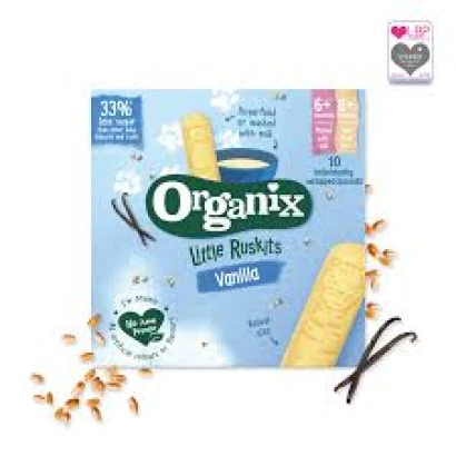 Organix Little Rusks Vanilla (From 6+ Months) 60g