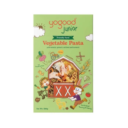 Yogood Junior Friendly Farm Vegetable Pasta with Tomato, Spinach, Red Beet & Turmeric 300g