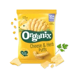 Organix Cheese & Herb Puffs (From 10+ Months) 15g