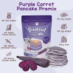 Double Happiness Breakfast for Kids is as Simple as abc Purple Carrot Pancake Premix (From 8+mnths) 210g
