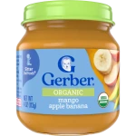 Gerber Organic Mango, Apple & Banana Custard 113gm