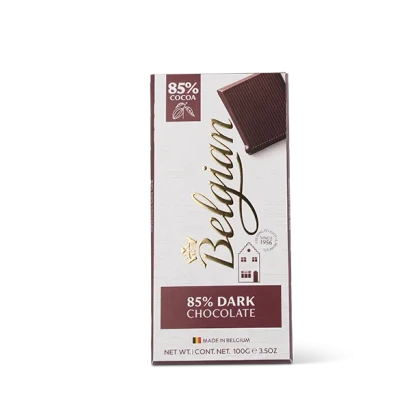 Belgian 85% Dark Chocolate Bar 70gm