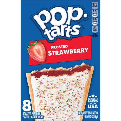 Pop-Tarts Frosted Strawberry Toaster Pastries 384g