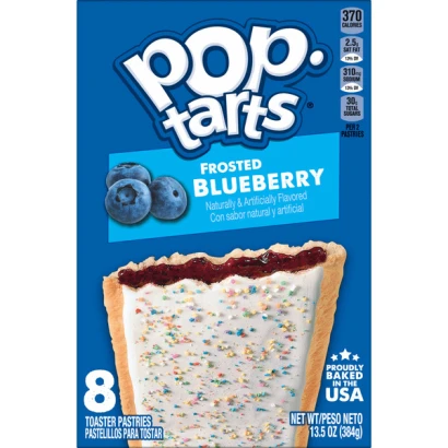 Pop-Tarts Frosted Blueberry Toaster Pastries 384g