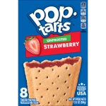 Pop-Tarts Unfrosted Strawberry Toaster Pastries 384g