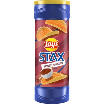 Lay's Stax Mesquite Barbeque 100gm