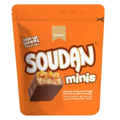 Soudan Minis Caramel Chocolate Pack 132gm