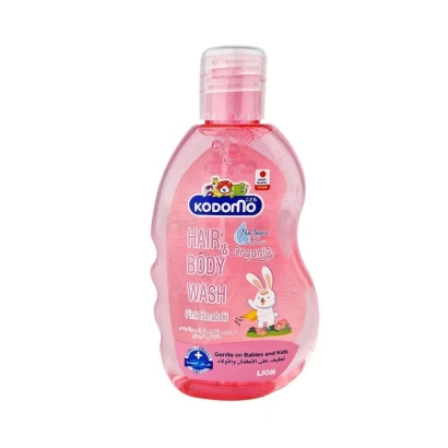Kodomo Hair & Body Wash Pink Hanabaki 200ml
