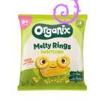 Organix  Melty Rings Sweetcorn  (From 6+ Months) 25g