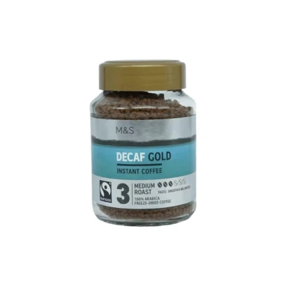 M&S Decaf Gold Instant Coffee 3 Medium Roast 200gm