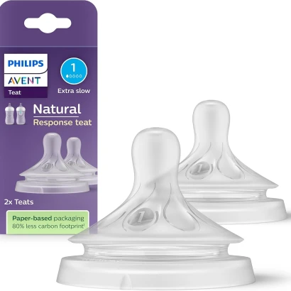 Philips Avent Natural Response Teats Extra Slow 0m+ Number-1