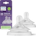 Philips Avent Natural Response Teats Slow Flow 1M+ Number-2