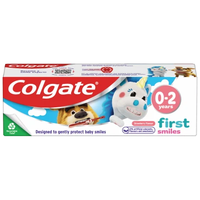 Colgate Kids First Smiles Strawberry Toothpaste 0-2 years