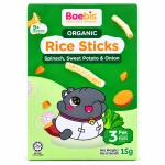 Baebis Organic Rice Stick Spinach, Sweet Potato & Onion (9m+) 15g